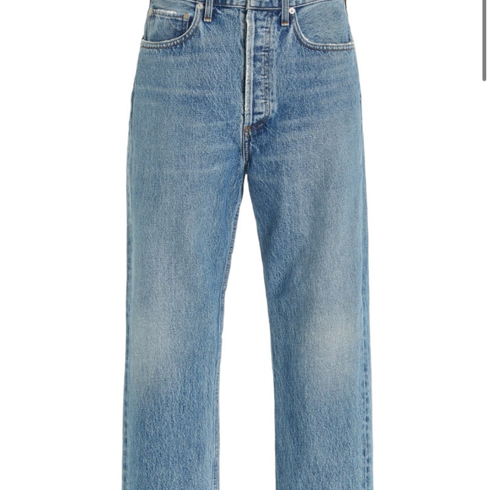 Agolde Light Blue Straight Leg Jeans